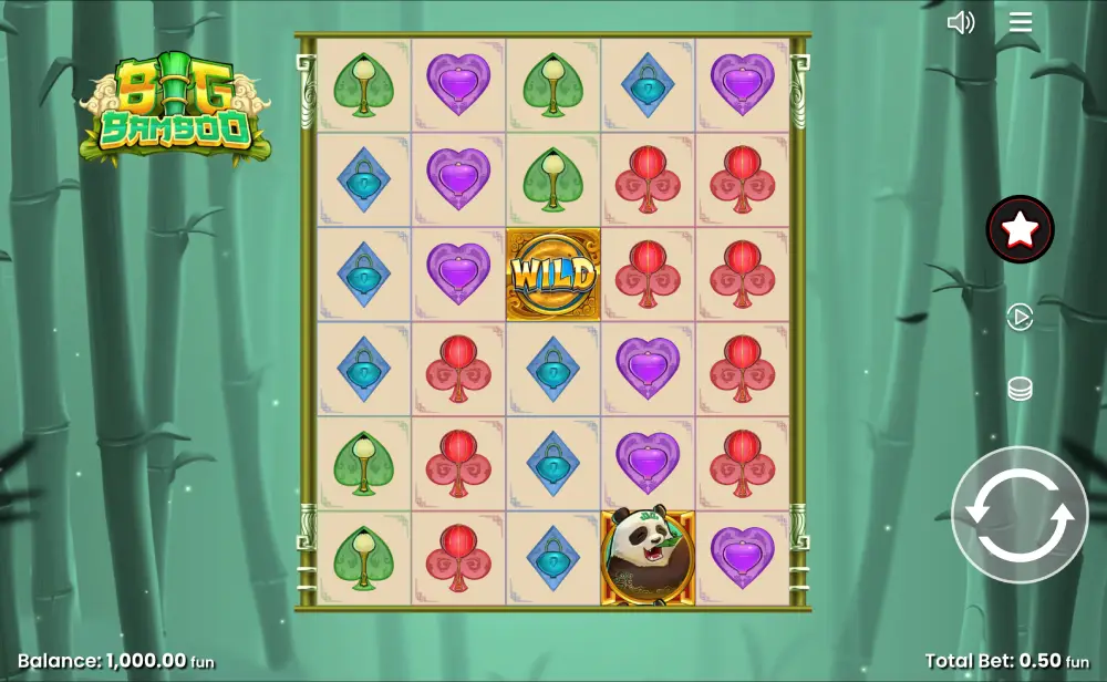 Big Bamboo Slot Spielaufbau